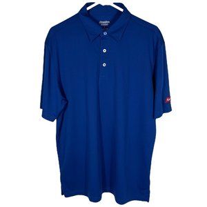 Oobe Polo Shirt Men L RaceTrac Race Trac Track Employee Uniform Gas